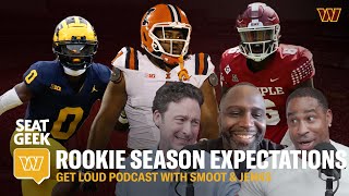 Shawn Springs joins the show to talk 2024 draft class, protecting Jayden Daniels & O-Line | Get Loud