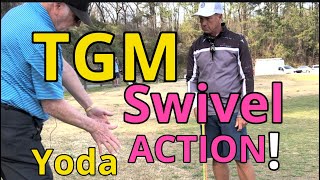 TGM The Golfing Machine! True Swivel Action In & Out HINGE Action