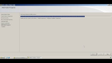7  MS SQL Server 2008 failover cluster setup add node