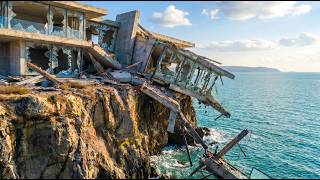 Ruined Cliffside Villa Rebuilt Into a Futuristic Paradise | ASMR