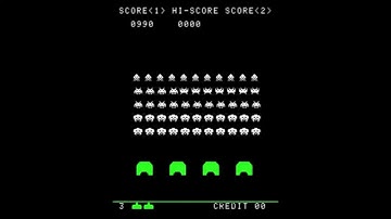 Space Invaders 1978 - Arcade Gameplay