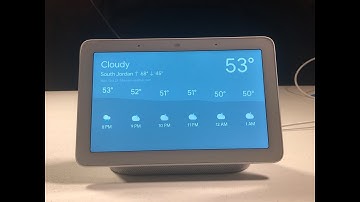 Weather On Google Home Hub