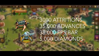 Higher Age Units I 3000 Attritions I 35,000 Advances