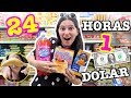 24 HORAS COMIENDO de TODO por $1 DOLAR! ¿Sobreviví? Caro Trippar