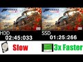 SSD vs HDD Forza Horizon 4 - Load Times, Performance, FPS, Fast Travel, Car Delivery and MORE