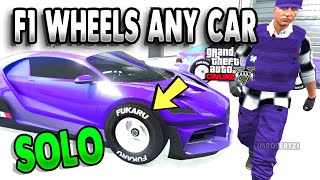 GTA 5 SOLO F1 Wheels Solo Car to Car Merge Glitch GTA Online GTA 5 Glitches screenshot 3