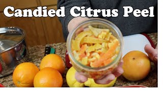 Candied Citrus Peel for Holiday Baking