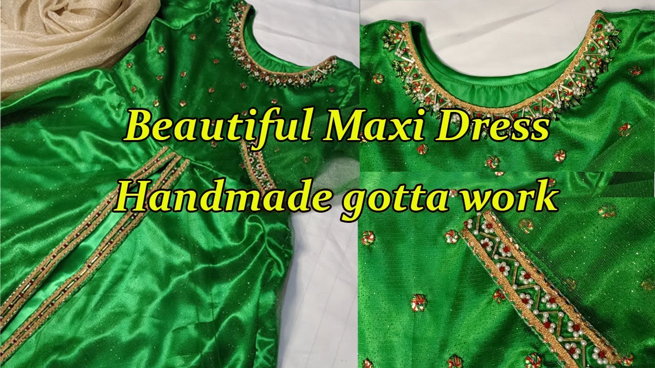Designer maxi dress making | maxi dress design 2022 | easy maxi dress design for girls.