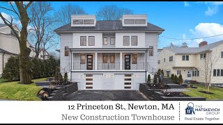 Luxury New Construction | $1.5 Million Newtonville | Cabot School | 12 Princeton St Newton MA