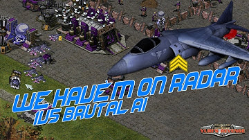 Elite harrier! - 1v5 BRUTAL AI with supers  ( Command & Conquer - Yuri