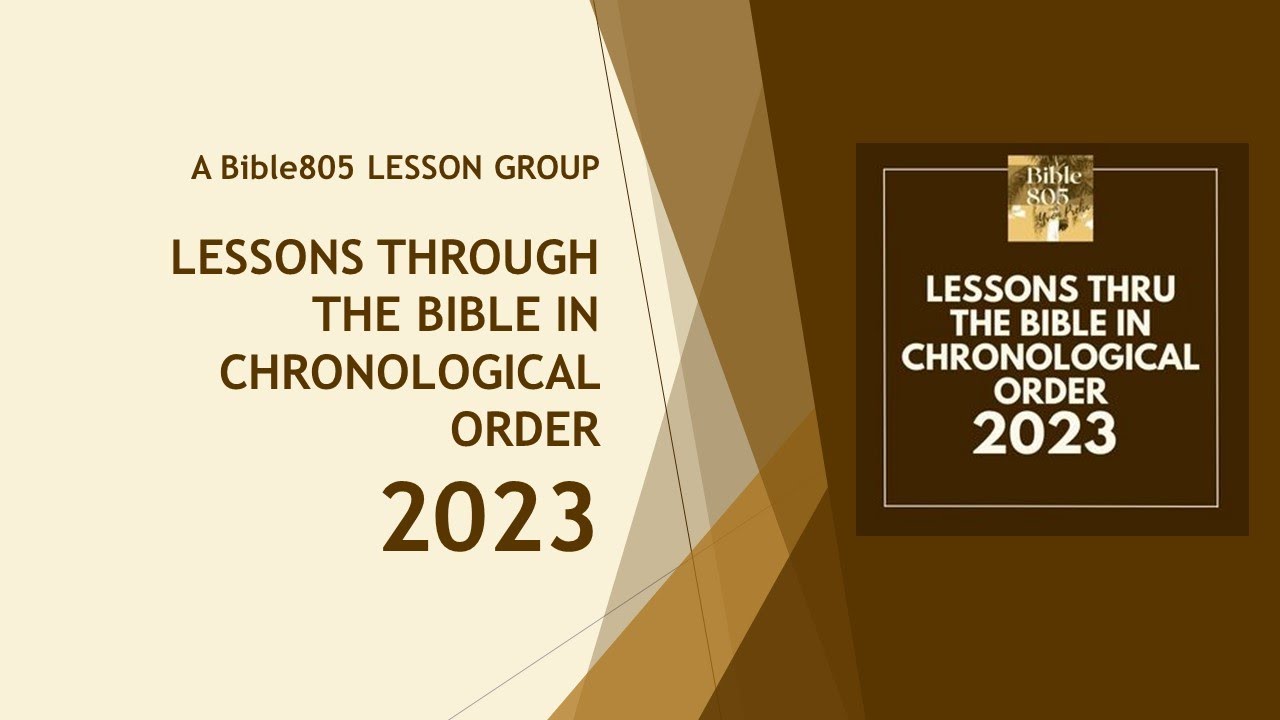 Lessons through the ENTIRE BIBLE in Chronological Order - YouTube