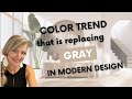 The color trend thats replacing gray in modern design