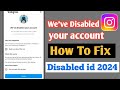 How to get disabled instagram account back 2024  instagram disabled my account