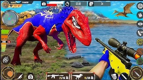 Dinosaur Game – Dinosaur Hunter Game – Android Gameplay