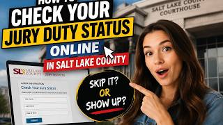 How to check your jury duty status online in Salt Lake County