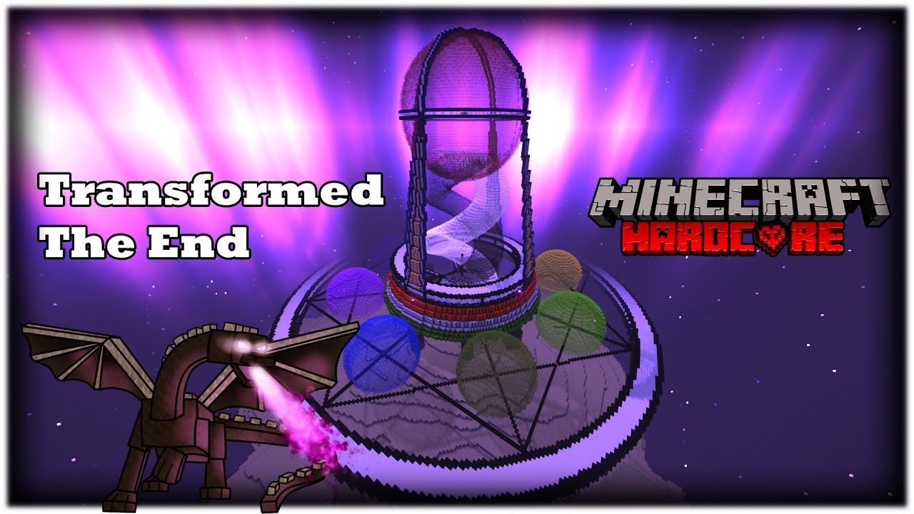 Transforming The Entire End In Minecraft hardcore. p-02 - YouTube