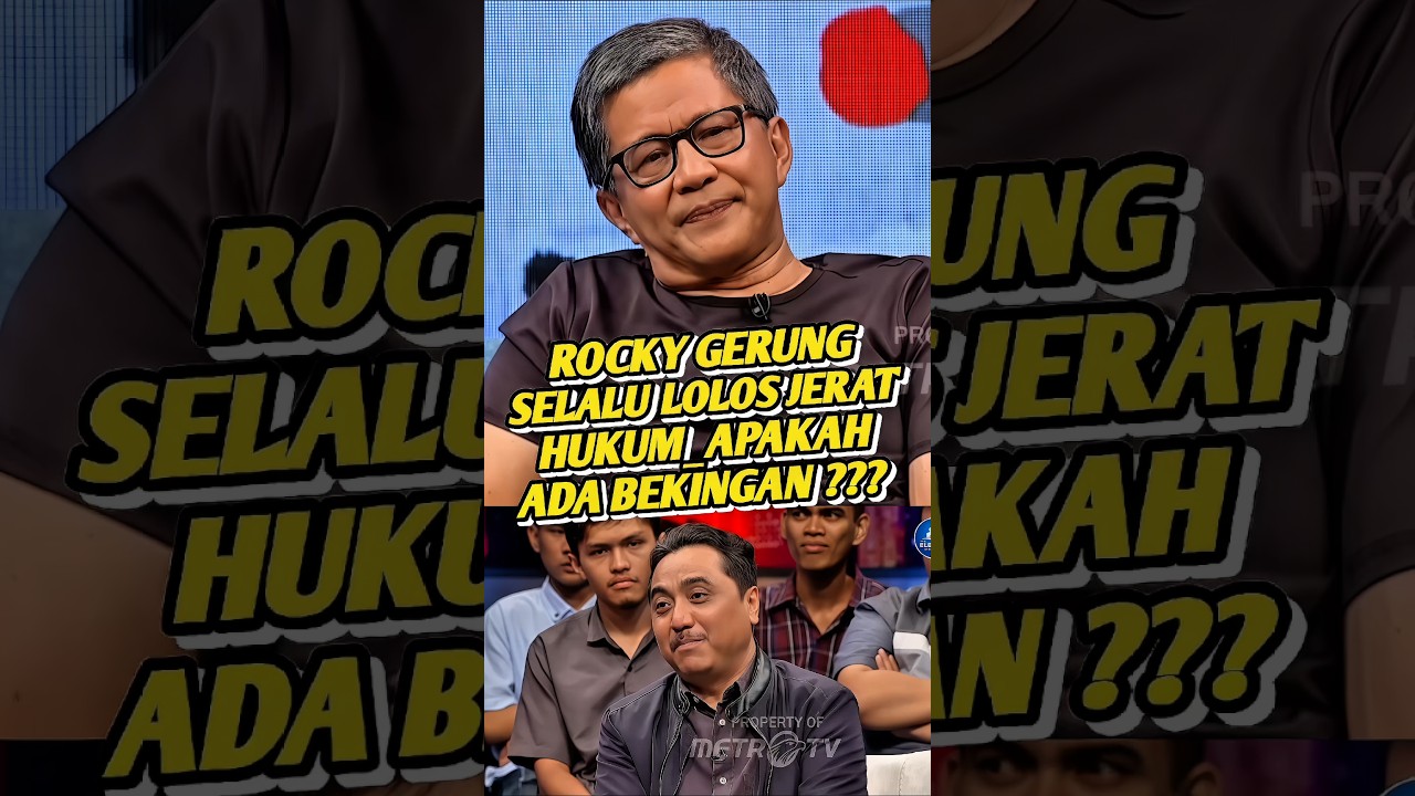 ROCKY GERUNG SELALU L0L0S JER4T HUKUM_APAKAH ROCKY PUNYA BEKING4N ??? INI JAWABANNYA !!! #shorts