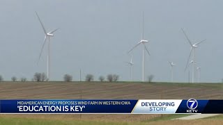 MidAmerican energy proposes wind farm in Western Iowa