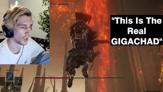 xQc Vs Godfrey (Hoarah Loux) Boss Fight - Elden Ring