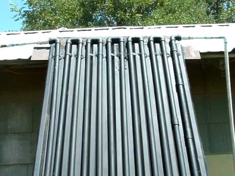 DIY Home Made CIRCULATING Solar Water Heater - YouTube