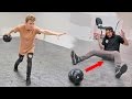 BOWLING BALL TRICK SHOTS CHALLENGE!