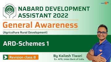 NABARD Development Assistant  2022 | General Awareness(ARD) | Agri Schemes Part 1