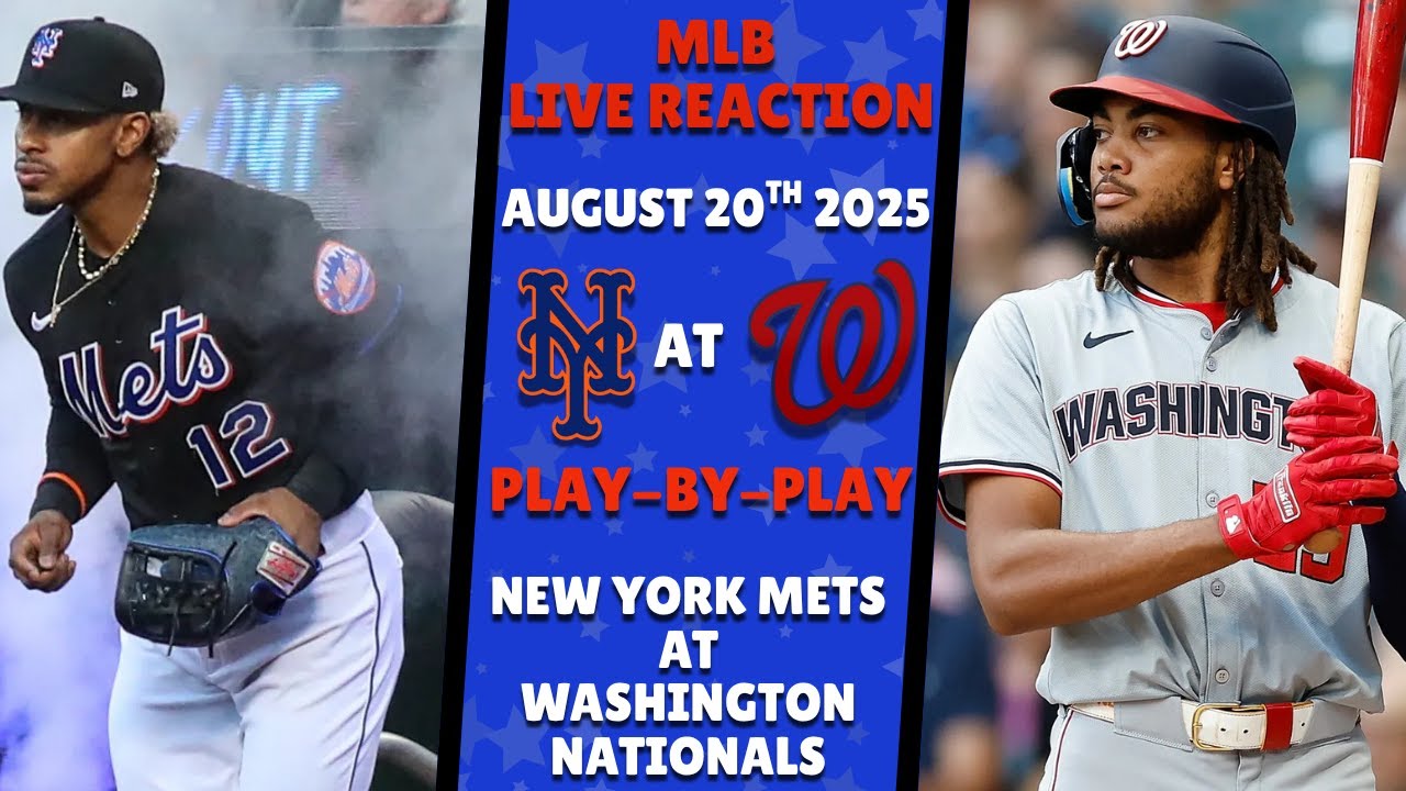 Mets vs Nationals ⚾ Live Reaction & Play-by-Play!