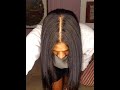 Black Dude Does A Silk Press | CURLY TO STRAIGHT HAIR