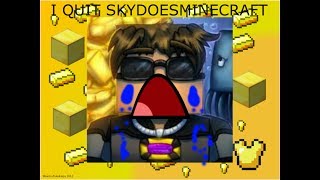 Reacting To SkyDoesMinecraft Quits His Channel!
