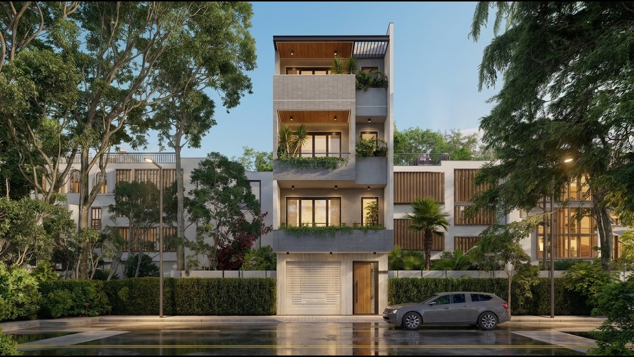Phim phối cảnh 3D Nhà phố A’ House