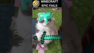 Minecraft Epic FAILS 😅Funny Moments  #shorts #fail #gaming