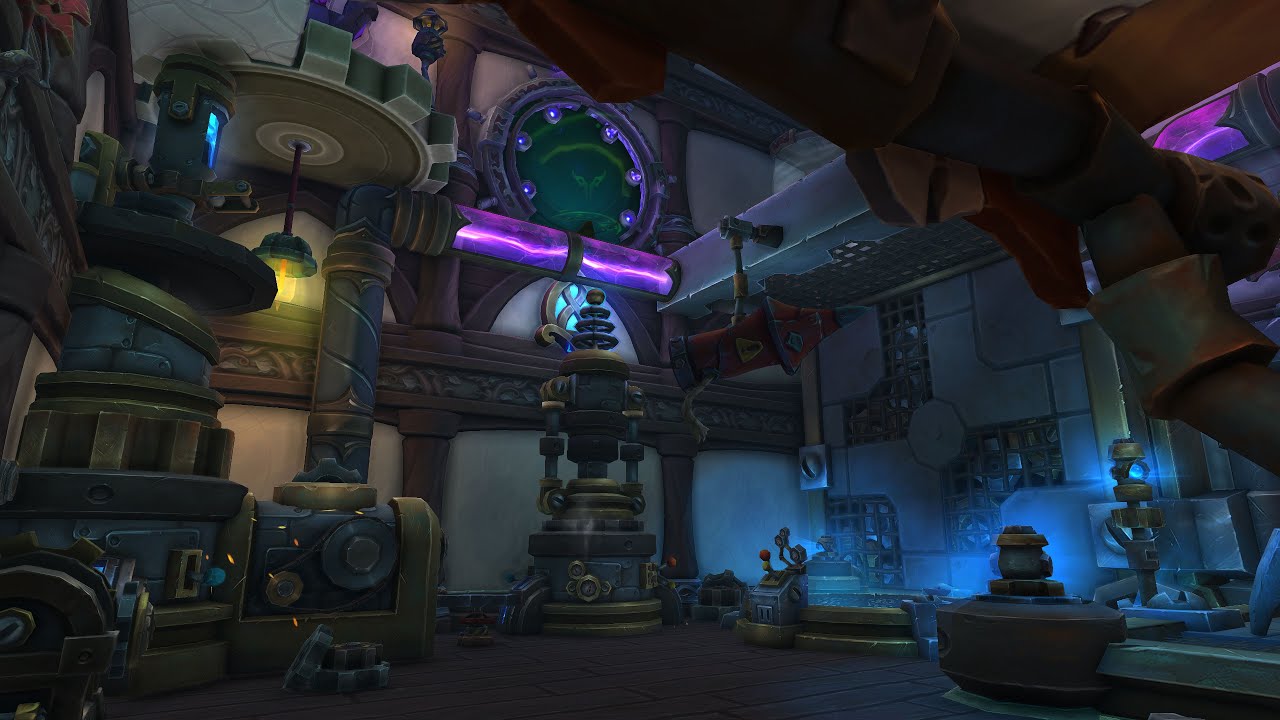 Building my engineering room in World of Warcraft housing -- WIP - YouTube