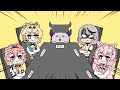 【手描き切り抜き漫画】代理総帥ラプラス・イーヌデス誕生【ホロライブ/ラプラス・ダークネス/鷹嶺ルイ/沙花叉クロヱ/風真いろは/博衣こより 】