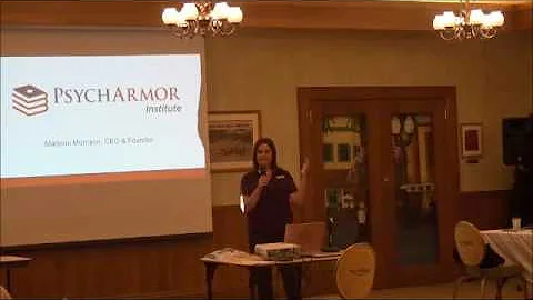 Watch Marjorie Morrison CEO & Founder @PsychArmor ...