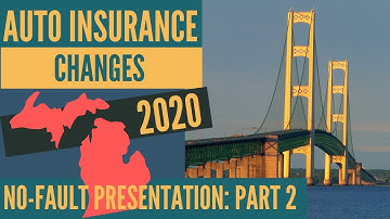 Michigan No-Fault Insurance Changes -- Lunch & Learn Presentation, Part 2