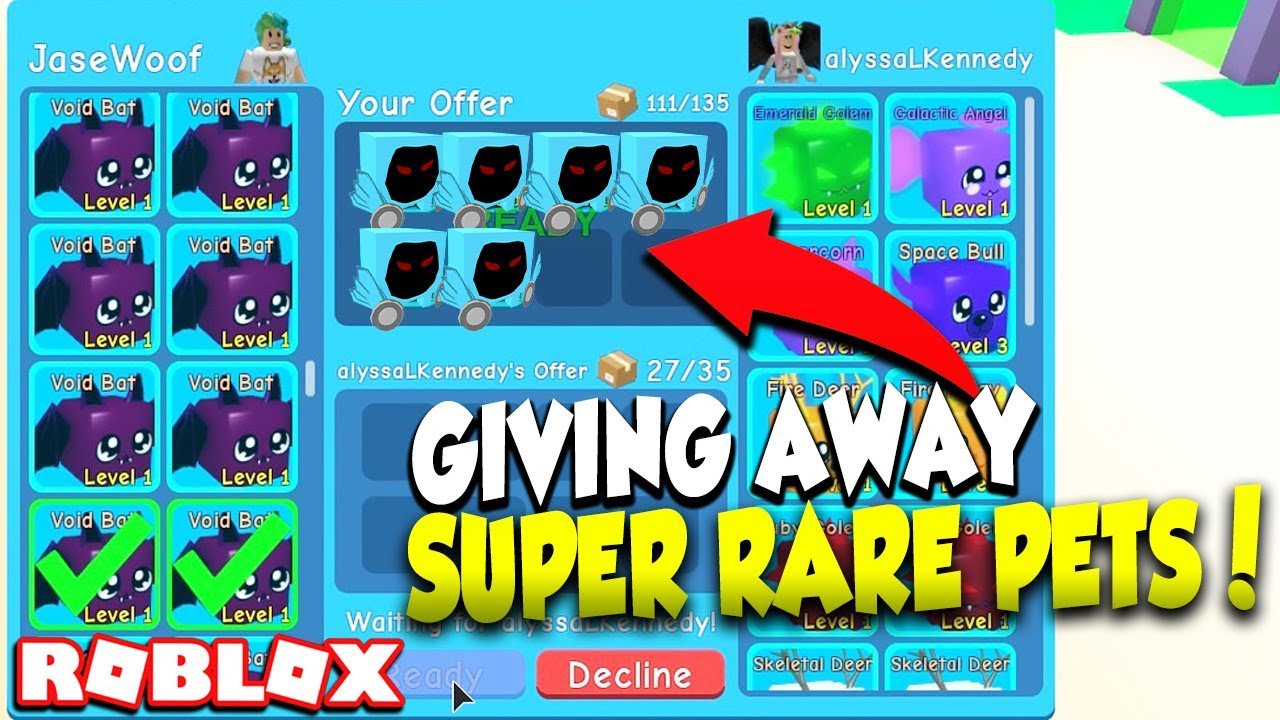 Huge New Update I Trade Away Super Rare Pets In Roblox Bubble Gum Simulator Youtube - roblox trading bubble gum simulator