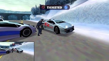 NFS 3 at 1080p 60fps with AI Cop Upgrade Patch - Country woods