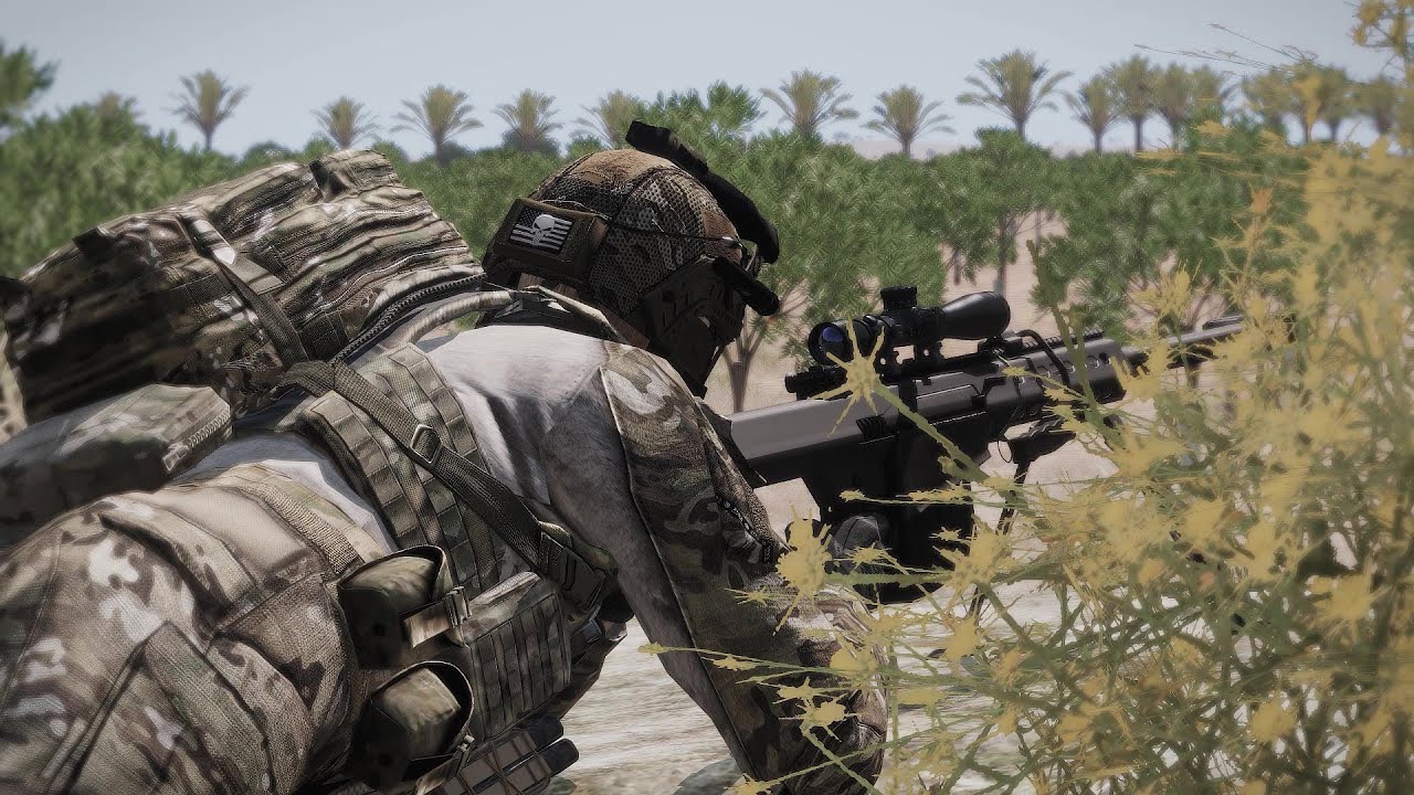 Bulletcam - SNIPER quietly hunts Rebels - Afghanistan | ARMA 3: Milsim
