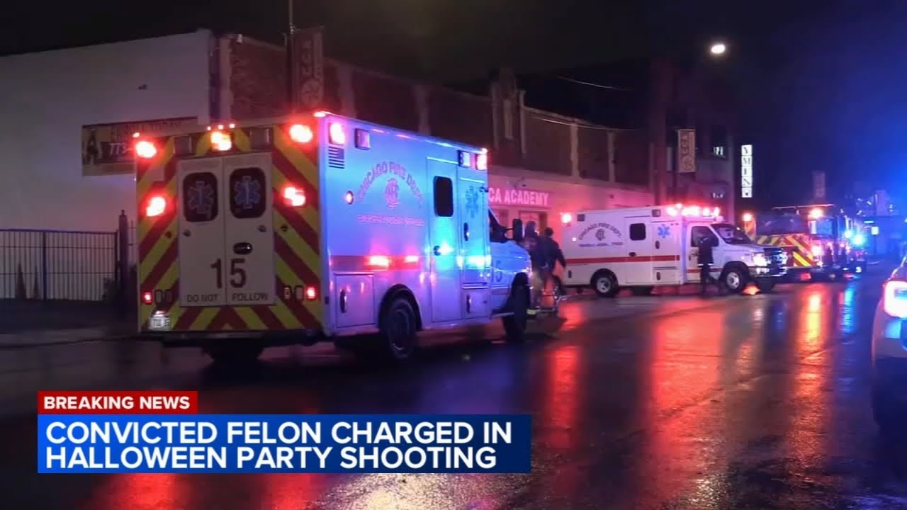 Convicted felon charged in mass shooting at Chicago Halloween party ...