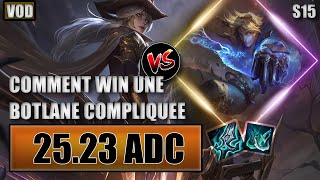JE VOUS MONTRE COMMENT GAGNER UNE BOTLANE FORTE EN LANE (EZREAL KARMA) - ASHE VS EZREAL 25.23