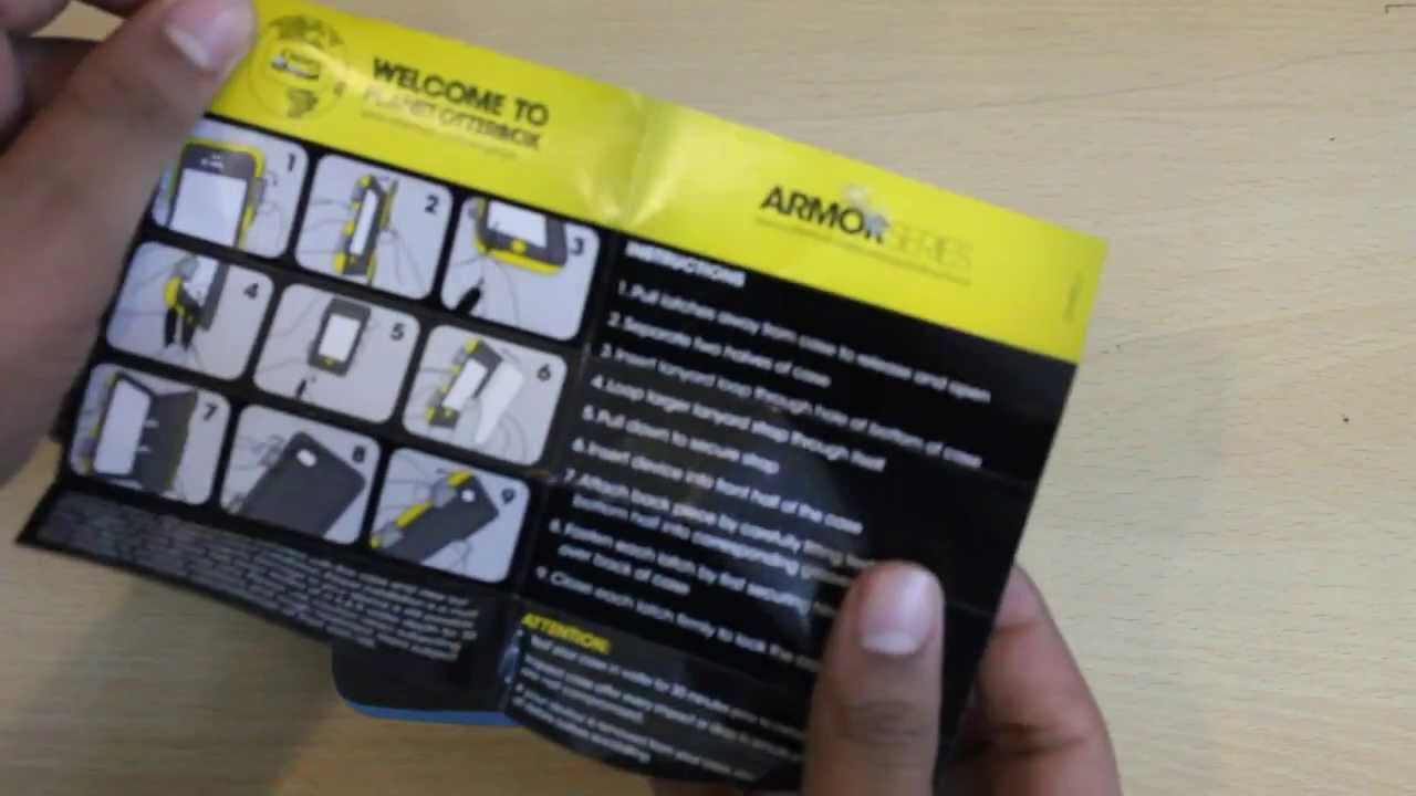 Unboxing of Otterbox Armor Case for the Galaxy SIII and Water Test