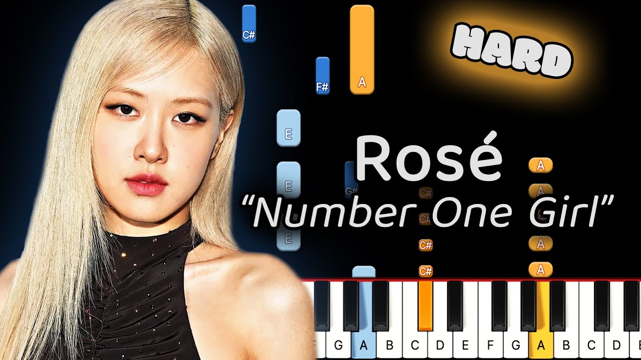 Learn To Play Number One Girl ROSE on Piano! (Hard)