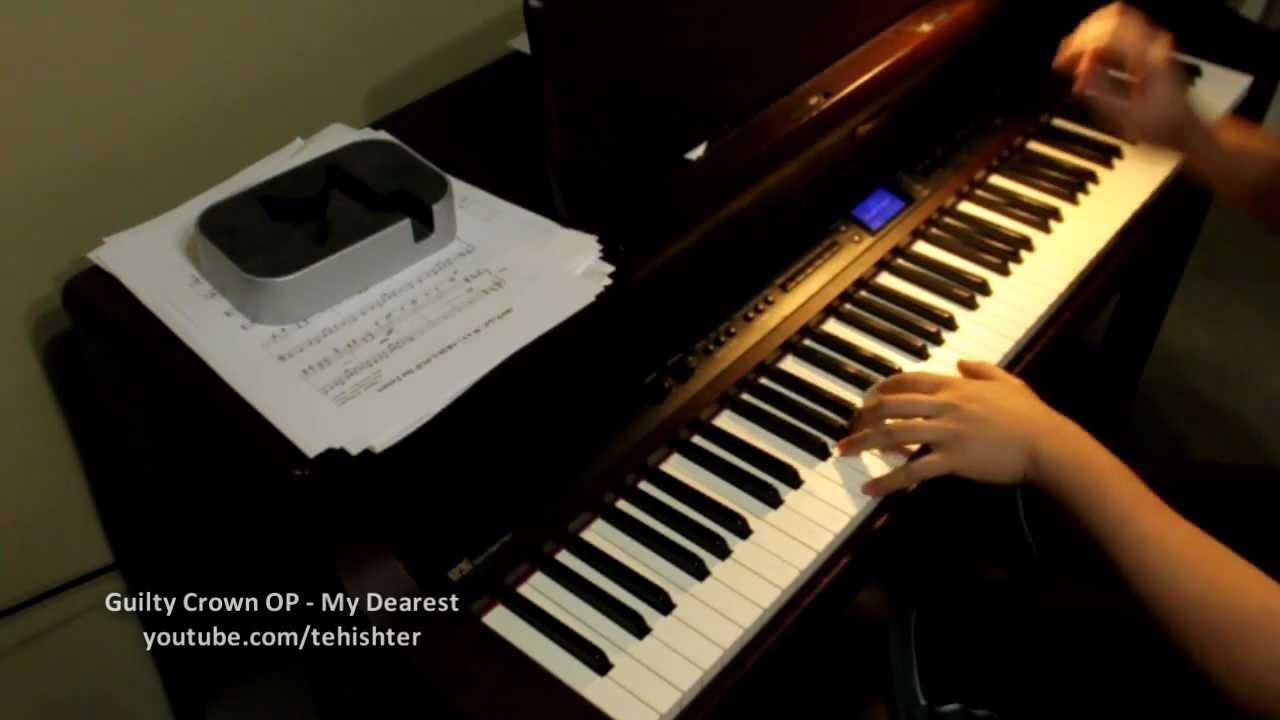 Guilty Crown Op My Dearest Piano Transcription Youtube