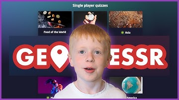 5 YEAR OLD attempting the Geoguessr NEW QUIZ MODE