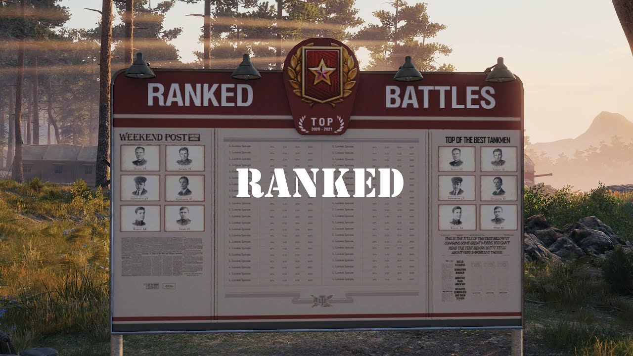 Wot Ranks World of Tanks- Ranked - YouTube