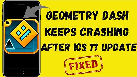 how to fix geometry dash not opening ios 17 | geometry dash not working ios 17 | geometry dash crash