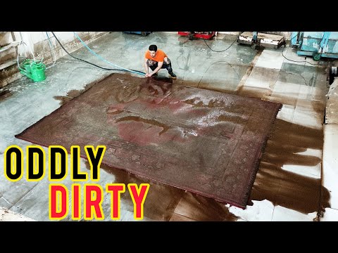 видео: Sewer overflow - lncredible dirty carpet cleaning satisfying ASMR