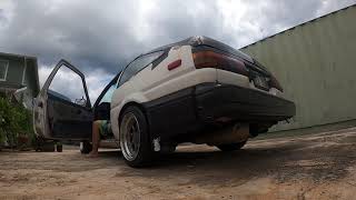 Ae86 Cold start (last start 4 weeks ago yota strong)