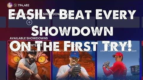 How To Complete Showdowns MLB The Show 22 - Showdown Tips