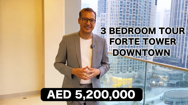 3 BEDROOM TOUR | FORTE TOWER | DOWNTOWN #dubai #realestate #emaardubai